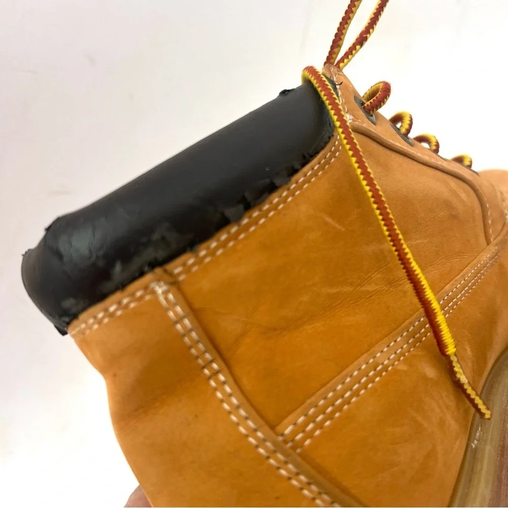 Lugz Women’s Vintage 90s WHUDK 747 Tan/Orange Lace Up Dress Work Boot Size 8